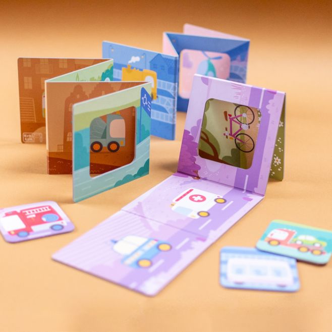 🚒 leporela Auta 🚜 jsou naše nová pecka! Sada obsahuje 3 leporela s vylupovacími žetony 🚘 spousta mozností kombinací a...